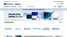 What Samsclubcontacts.com website looked like in 2020 (4 years ago)