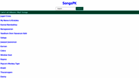 What Songpk.xyz website looked like in 2020 (4 years ago)