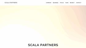 What Scala-partners.com website looked like in 2020 (4 years ago)