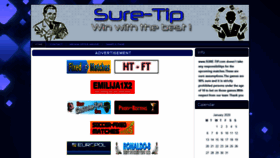 What Sure-tip.com website looked like in 2020 (4 years ago)