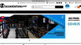 What Scootshop.cz website looked like in 2020 (4 years ago)