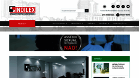 What Sindilex.org.br website looked like in 2020 (4 years ago)