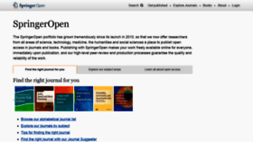 What Springeropen.com website looked like in 2020 (4 years ago)