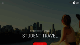 What Studenttravel.md website looked like in 2020 (4 years ago)