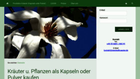 What Siamheilkraeuter.de website looked like in 2020 (4 years ago)