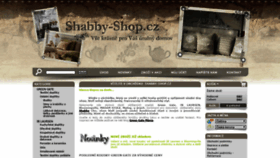 What Shabby-shop.cz website looked like in 2020 (4 years ago)