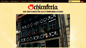 What Schlenkerla.de website looked like in 2020 (4 years ago)