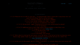 What Silent-otaku96.com website looked like in 2020 (4 years ago)