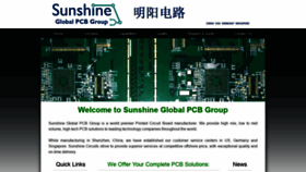 What Sunshinepcbgroup.com website looked like in 2020 (4 years ago)