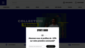 What Sportisgood.fr website looked like in 2020 (4 years ago)