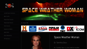 What Spaceweatherwoman.com website looked like in 2020 (4 years ago)