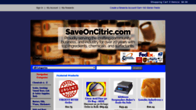 What Saveoncitric.com website looked like in 2020 (4 years ago)