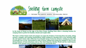 What Snellingfarmcampsitedorset.co.uk website looked like in 2020 (4 years ago)
