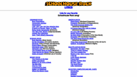 What Schoolhouserock.tv website looked like in 2020 (4 years ago)
