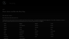 What Shop.mercedes-benz.com website looked like in 2020 (4 years ago)