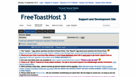 What Support.toastmastersclubs.org website looked like in 2020 (4 years ago)
