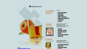 What Schorzenia.info website looked like in 2020 (4 years ago)
