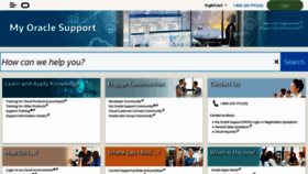 What Support.oracle.com website looked like in 2020 (4 years ago)