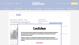 What Stage.lesechos.fr website looked like in 2020 (4 years ago)