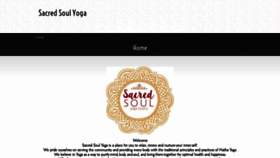 What Sacredsoulyogastudio.com website looked like in 2020 (4 years ago)