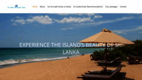 What Srilankahillcountrytours.com website looked like in 2020 (4 years ago)