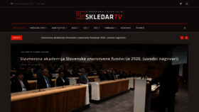 What Skledar.si website looked like in 2020 (4 years ago)