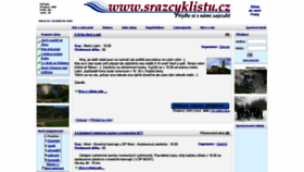 What Srazcyklistu.cz website looked like in 2020 (4 years ago)