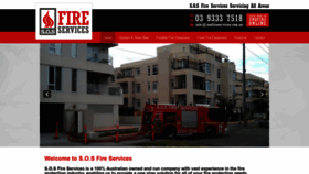 What Sosfireservices.com.au website looked like in 2020 (4 years ago)