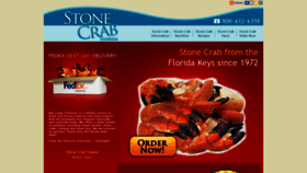 What Stonecrabflorida.com website looked like in 2020 (4 years ago)