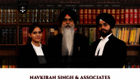 What Singhlawyers.com website looked like in 2020 (4 years ago)