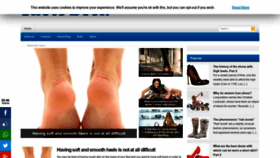 What Shoesbook.net website looked like in 2020 (4 years ago)