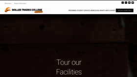 What Skilledtradescollege.ca website looked like in 2020 (4 years ago)