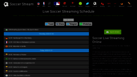 What Socceronline.me website looked like in 2020 (4 years ago)
