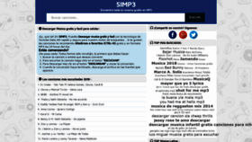 What Simp3.mobi website looked like in 2020 (4 years ago)