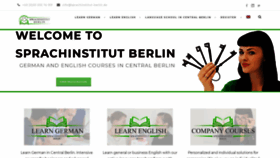What Sprachinstitut-berlin.de website looked like in 2020 (4 years ago)