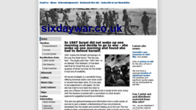 What Sixdaywar.co.uk website looked like in 2020 (4 years ago)