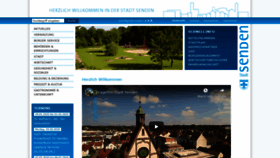 What Stadt-senden.de website looked like in 2020 (4 years ago)