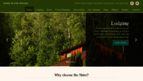 What Shireinthewoods.com website looked like in 2020 (4 years ago)