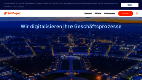 What Softproject.de website looked like in 2020 (4 years ago)