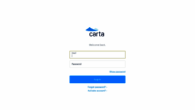 What Sandbox.carta.com website looked like in 2020 (4 years ago)