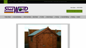 What Shedworldwexford.com website looked like in 2020 (4 years ago)