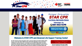What Starcpr.com website looked like in 2020 (4 years ago)