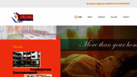 What Shanthisladieshostel.com website looked like in 2020 (4 years ago)