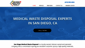 What Sdmedwaste.com website looked like in 2020 (4 years ago)