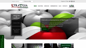 What Stratgia.com website looked like in 2020 (4 years ago)