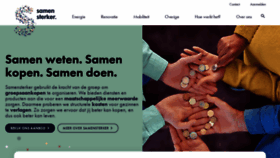 What Samensterker.be website looked like in 2020 (4 years ago)