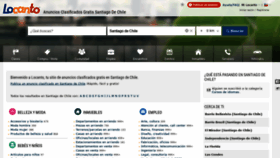 What Santiago.locanto.cl website looked like in 2020 (4 years ago)