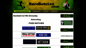 What Surebets1x2.com website looked like in 2020 (4 years ago)