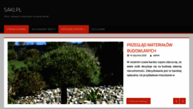 What Sakj.pl website looked like in 2020 (4 years ago)