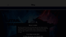 What Starwars.co.uk website looked like in 2020 (4 years ago)